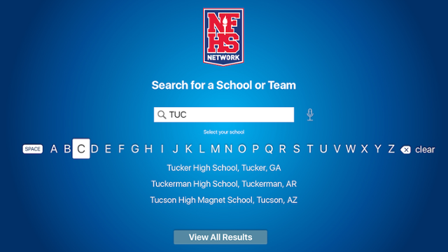 Watch the NFHS Network on AppleTV